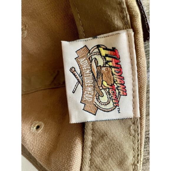 Vintage 90s Indiana Jones Adventure Wear Canvas Suede Leather Movie Disney - Picture 6 of 6